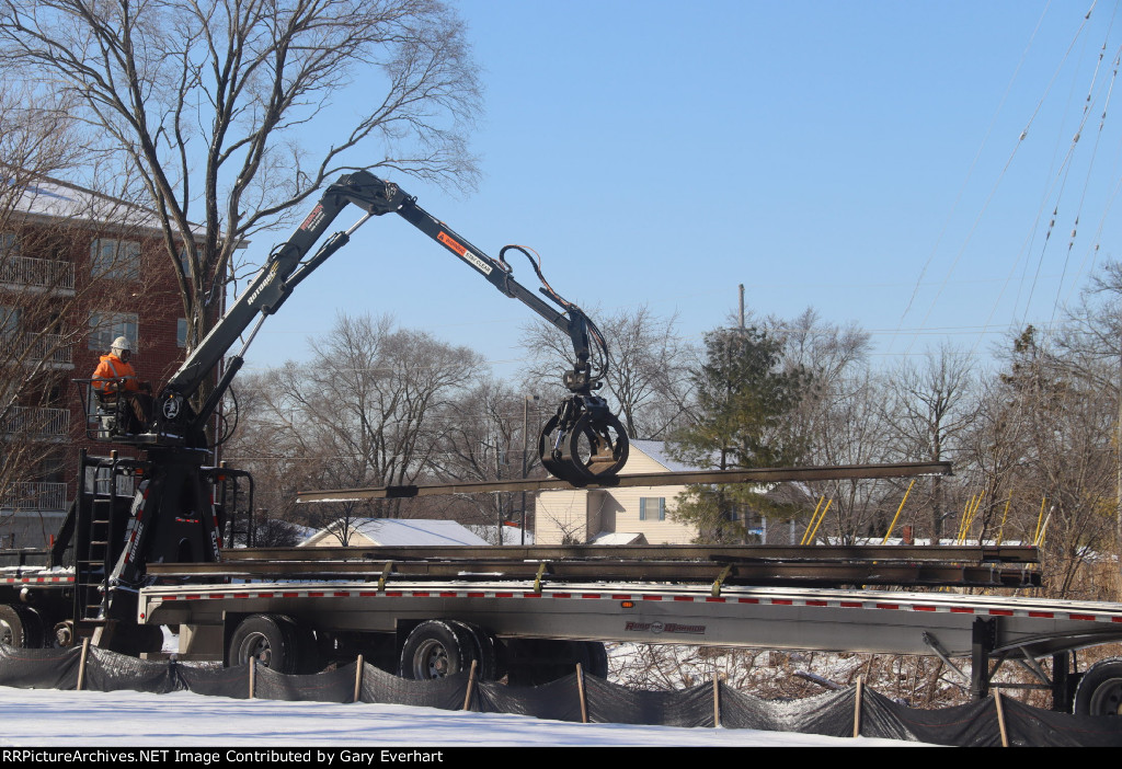 Former Monon Rail Removal